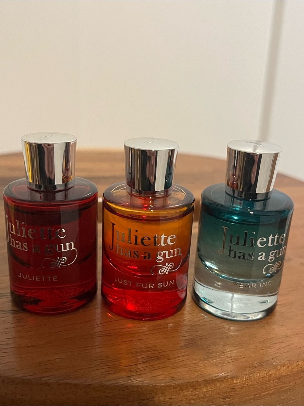 Juliette Has a Gun - Juliette, Lust for Sun, Pear Inc - 8mL each